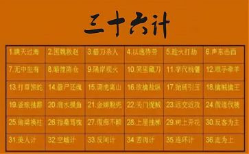36计的心得体会最新6篇