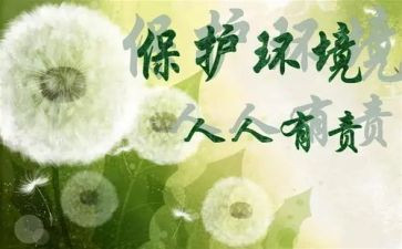 保护环境人人有责的演讲稿模板6篇